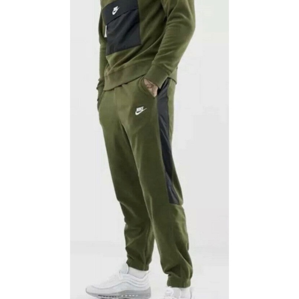 ✔️ NIKE Fleece Jogger Pants Army Green Olive